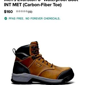 New still in box bought them but don’t need them steel toe boots